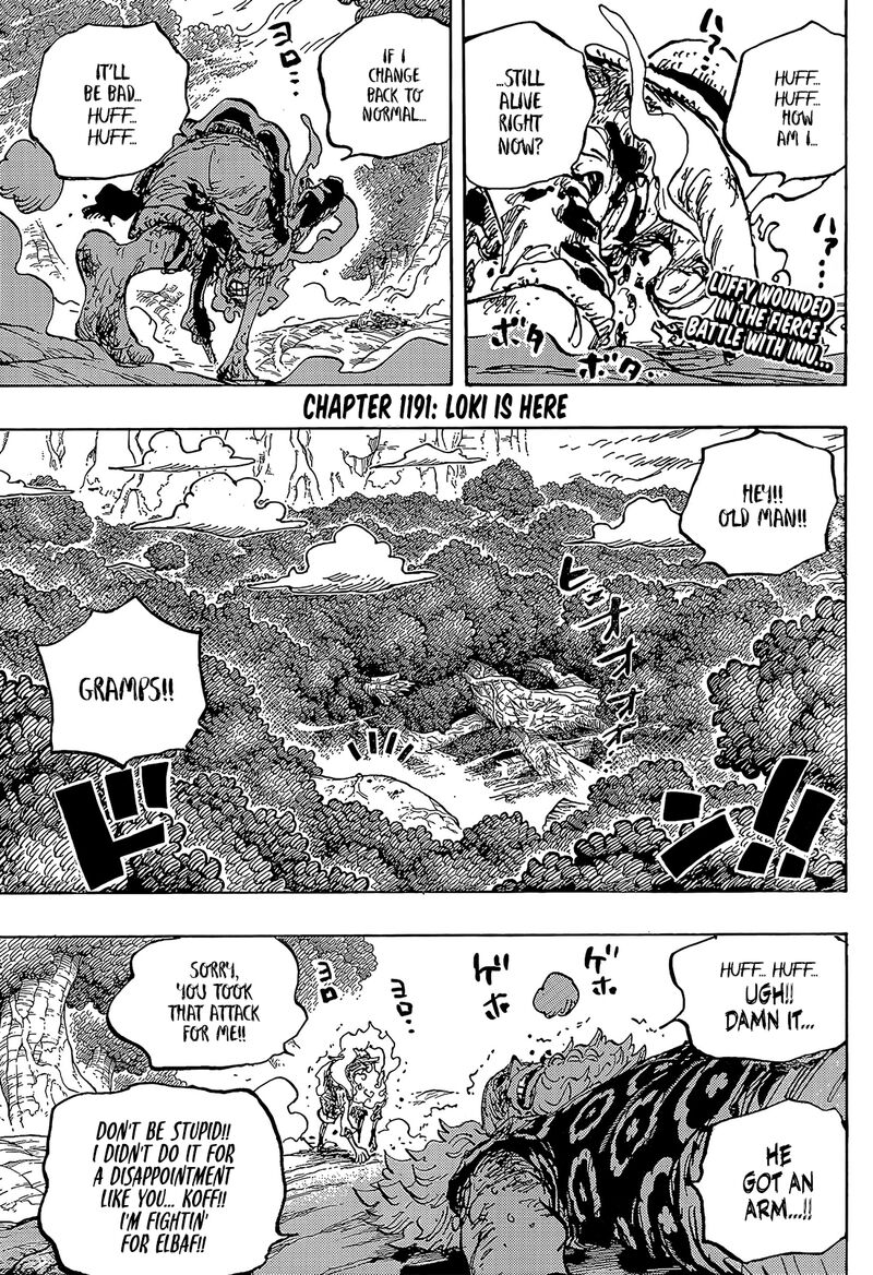 One Piece, Chapter 1191 image 01